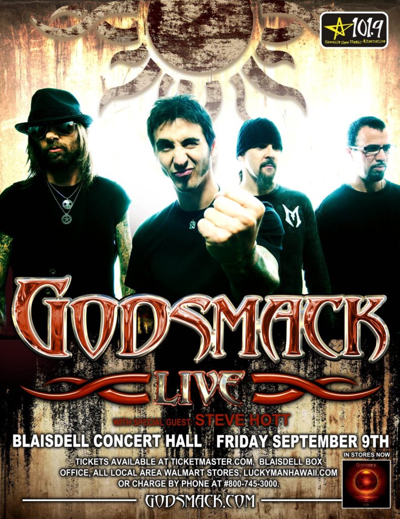 Steve Hott Opening for Godsmack in Hawaii